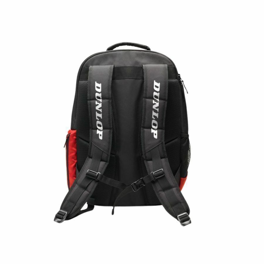 MOCHILA TENIS DUNLOP PERFORMANCE PRETA VERMELHA