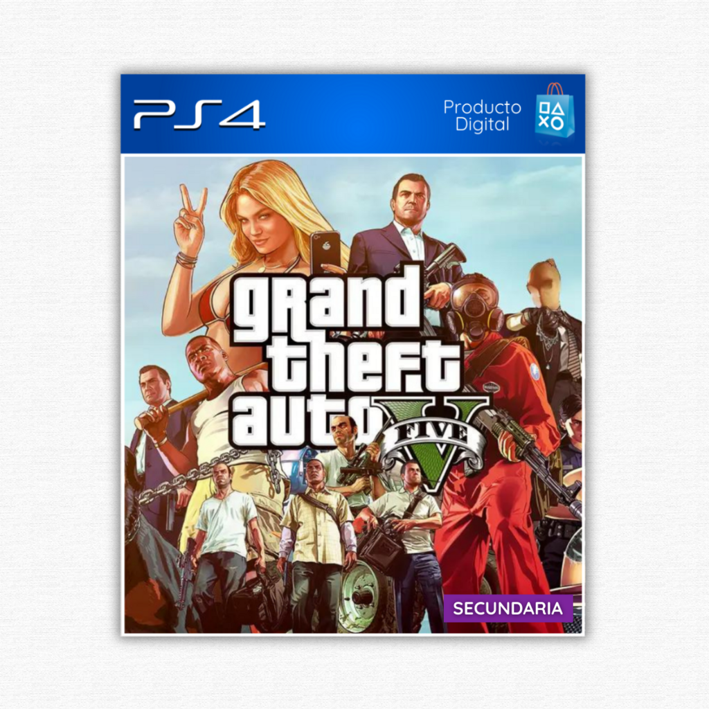 GTA V PS4 SECONDARY ACCOUNT DIGITAL EDITION SilverX