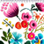 Tricoline Digital 3D Primavera Barrado Com Floral
