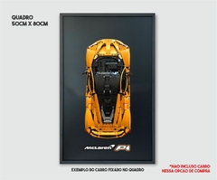 Quadro Mclaren P1 Lego (modelo 02) - Fibra de carbono