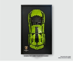 Quadro Lamborghini Sian Lego - Fibra de Carbono