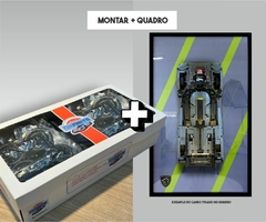 Quadro + Carro (para montar) Peugeot Lemans 9x8