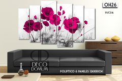 OH26 - Flores abstractas - DECODOMUM