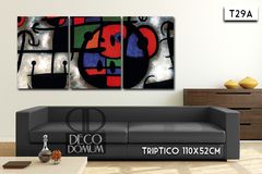 T29 - Abstracto moderno Miró - comprar online