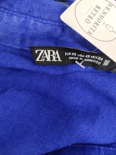 Camisa azul bic - P- M Zara na internet