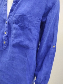 Camisa azul bic - P- M Zara - loja online