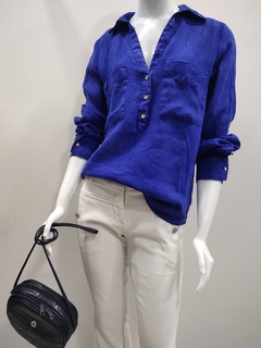 Camisa azul bic - P- M Zara