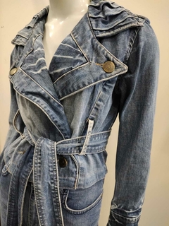 Jaqueta Jeans Cropped - P/M - OSMOZE - comprar online