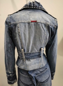 Jaqueta Jeans Cropped - P/M - OSMOZE na internet