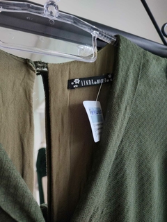 Vestido Retrô Verde Militar - P/M - VIDA LINDA - loja online