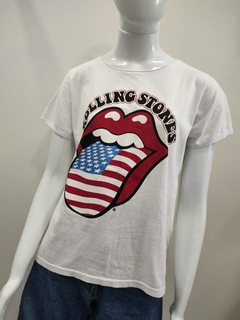 Camisa Básica Algodão Rolling Stones - P/M - BANDUP