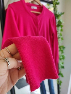 Cardigan de Tricô Rosa Pink - M - comprar online
