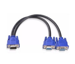 Cabo Y Divisor Duplicador Splitter Vga Macho x 2 Vga Fêmea LE-5514 - comprar online