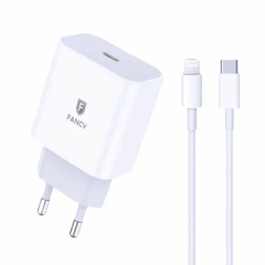 Kit Carregador iPhone Turbo 30w + Cabo Usb C