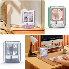 Mini Ventilador Portátil Climatizador Umidificador Recarregável na internet