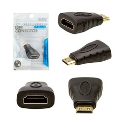 Adaptador Mini Hdmi Macho Para Hdmi Femea LE-5537 na internet