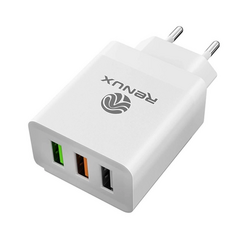 Fonte Carregador Rápido 3 saídas USB 5.1A RENUX 8083D - comprar online