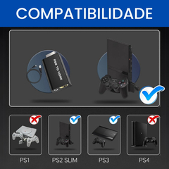 Adaptador Conversor Ps2 Playstation 2 Para Hdmi Tv Monitor - loja online