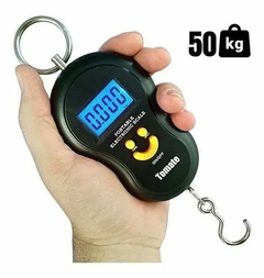 Balança Digital Portátil Gancho Pesca E Mala Bagagem 50kg - comprar online