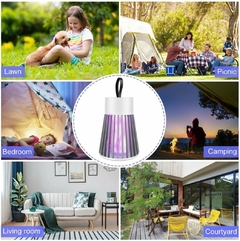 Luminaria Mata Pernilongo Mosquito Eletrico Armadilha Luz Ultravioleta Choque Lampada Inseto Pernilongo LED Luz UV USB - Eletroplus Acessórios de Informática, Celulares e Eletrônicos