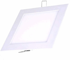 Painel de Embutir LED, 18W Bivolt, Quadrado, Branco