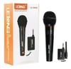 Microfone Dinâmico Wireless Profissional Sem Fio Lelong Le-996w
