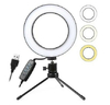 Ring Light Iluminador Anel De Luz Led 6 Polegadas Com Tripé