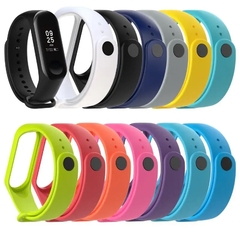 Pulseira de Silicone Para Mi Band 3, 4, 5, M3, M4, M5