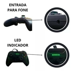 Controle Xbox One Com Fio Joystick Video Game Pc Gamer na internet