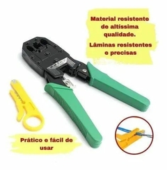 Alicate De Crimpar Rj45 Rj11 Multi Função - comprar online