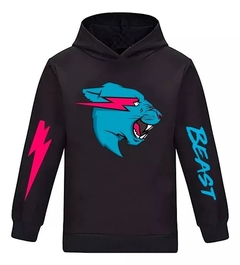 Mr Beast Mangas Rayo Buzo Canguro Unisex Youtuber Viral