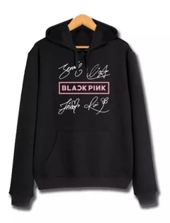 Blackpink Buzo Canguro Unisex Firmas Kpop Hip Hop Swag
