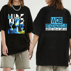 Wos - Remera Oversize Unisex- Racing Rap Hip Hop Descartable Tour