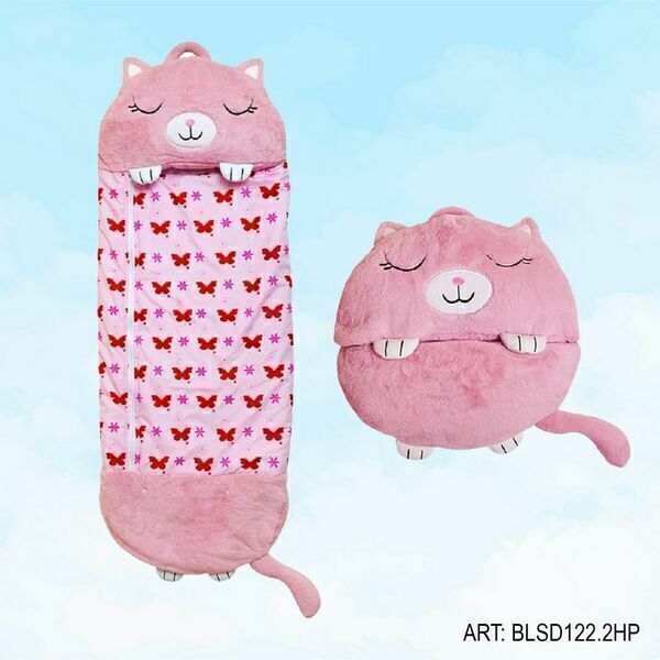 Bolsa de dormir nappers gato rosa 3 cuotas sin interes