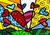 Romero Britto - Corazón