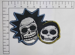 PARCHE TERMOADHERIBLE RICK & MORTY SKULL