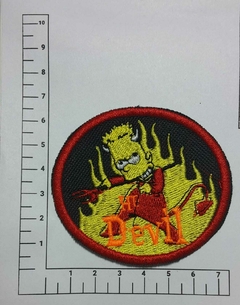 PARCHE TERMOADHERIBLE BART DIABLO ( LOS SIMPSONS )