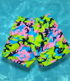 SHORT DE BAÑO NEON CAMO - comprar online