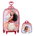 Kit Mochila de Rodas e Lancheira em 3D Princesa Moana