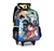 Mochila Dragon Ball Z de Rodinhas Goku Meninos Escolar