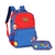 Kit Mochila Costas Super Mario Estojo Triplo Juvenil Escolar