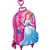 Imagem do Mochila de Rodas Princesa Cinderela Escolar Infantil 3D