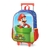 Mochila de Rodinhas Super Mario Bros Escolar Casual Infantil na internet