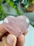 Coração Natural Lapidado e Polido de Quartzo Rosa - Amor e Cura