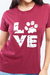 Camiseta Baby Look Love Pet - comprar online