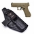 Coldre Magnum Velado Interno Iwb em kydex Destro- GLOCK - G19, G19X, G23, G25, G45