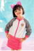 Conjunto Infantil Feminino com Saia e Jaqueta Bomber Gabriela Aquarela