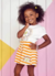 Conjunto de Blusa Manga Curta e Short Infantil Momi