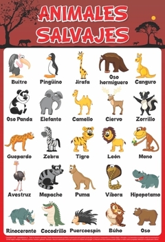 Poster "Animales Salvajes"