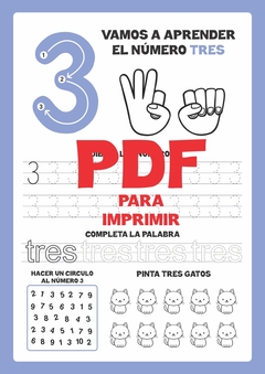 Práctica de Números en PDF para imprimir